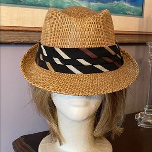 Brown Tan blend color DPC Dorfman Hat brand Fedora style Hat Size 22,5”, in grea